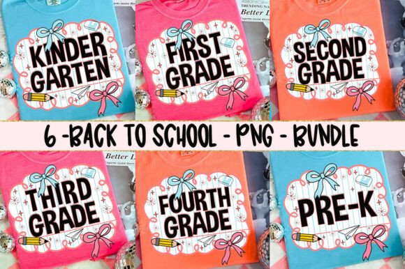 Back to School Bundle PNG, Preppy Shirt: A Creative Resource for Educators and Designers