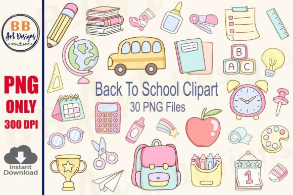 Back to School Clipart PNG Retro Teacher: A Strategic Resource for Creative and Commercial Use