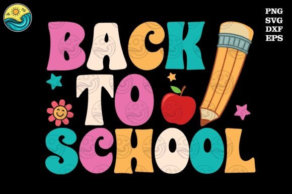 Back to School Retro PNG SVG Design