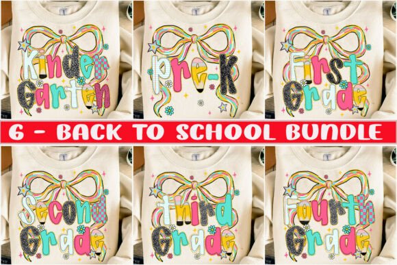 Coquette Back to School Png Bundle, BOW: A Digital Asset for Creative Projects