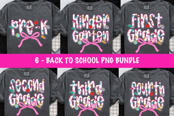 Coquette Bow Back to School Bundle Png: Elevate Your Design Assets