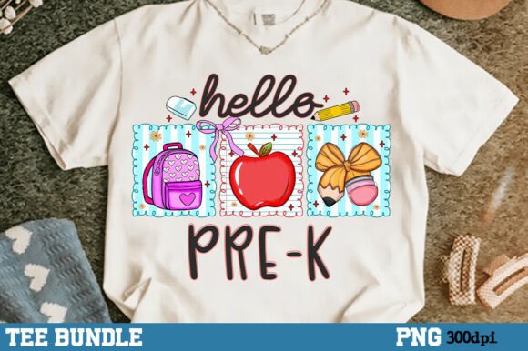 Hello Pre-K Shirt, Preppy Back to School
