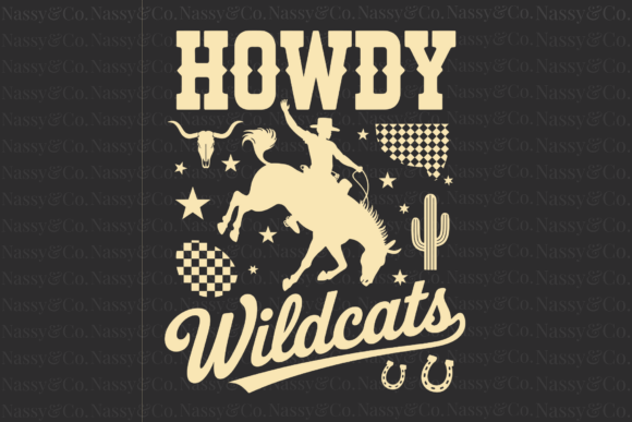 Howdy Wildcats Back to School PNG: A Versatile Design for Creative Projects