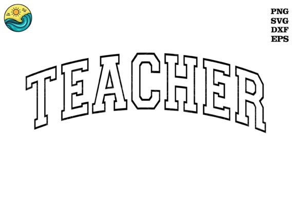 Varsity Teacher SVG and Back to School SVG: A Modern Design for Educators and Creatives