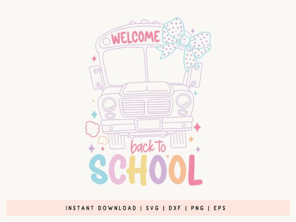 Welcome Back to School Coquette Bow SVG: A Versatile Design for Creative Projects