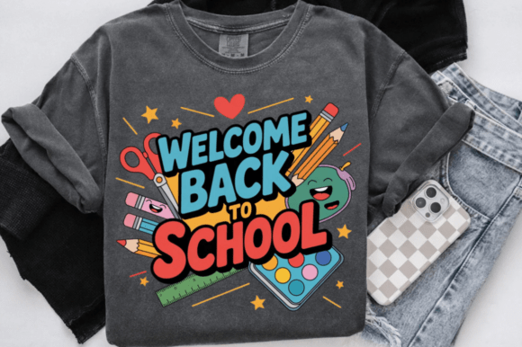 Welcome Back to School PNG, Pre-K 1st PNG: A Versatile Design Asset for Creative Projects